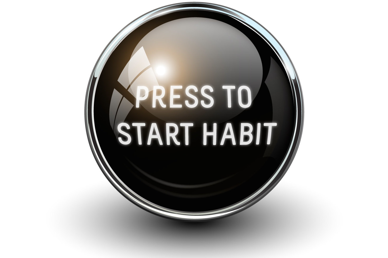 Press To Start Habit (White Wide Crop)